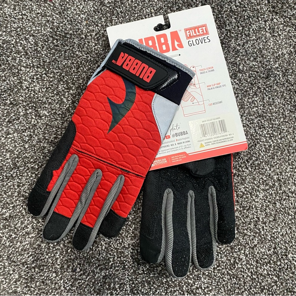 Bubba Fillet Gloves - NEW - Multiple Sizes